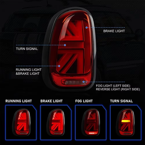 Feux arrière HETOP <span class=keywords><strong>MINI</strong></span> Coopers R60 2011-2016, mise à niveau pour berline et cabriolet, feux arrière LED DRL pour BMW - Product Image 3