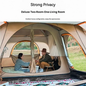Carpa Familiar para Acampar al Aire Libre, para 8-10 Personas, Gran Espacio, Doble Capa, 2 Habitaciones, Carpa de Lujo para Acampar, Hacer Senderismo, Glamping y Playa - Product Image 4