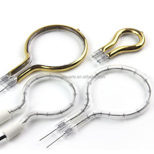 Revestimento ouro quartzo vidro tungstênio <span class=keywords><strong>Helen</strong></span> lâmpada infravermelho aquecedor 350mm SK15 halogênio tubo 1800w - Product Image 6