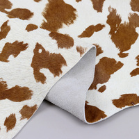 LWG Hersteller Custom Spotted Print Pferdehaar Leder Stoff echtes Rindsleder