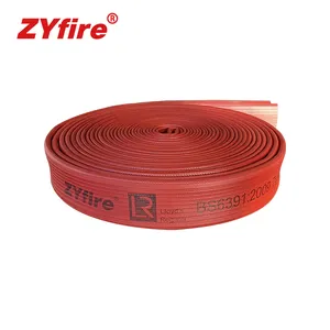 Les accessoires d'équipement de lutte contre l'incendie de ZYfire NBR ont couvert le tuyau énuméré par UL de tuyau de lutte contre l'incendie pour l'attaque d'incendie