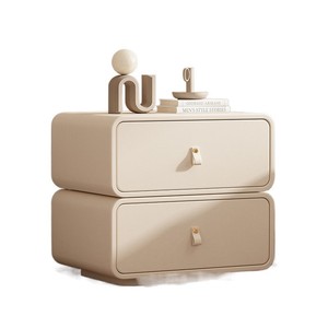 Nightstand Artificial Board <b>Storage</b> <b>Cabinet</b> Dark Gray Modern Design Bedroom Furniture - Product Image 5