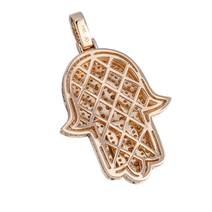 Pendentif Hip Hop en Argent 925 avec Coupe Émeraude, Bijou de Luxe sur Mesure avec Pierre Moissanite, Charme Fin, Accessoire de Haute Qualité, Mode - Product Image 3
