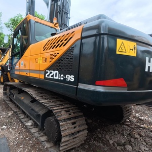 Excavadora de cadenas usada Hyundai de 22 toneladas para proyectos de ingeniería, importada, potente, con pintura original. - Product Image 1