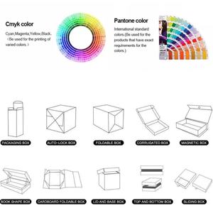 Nouveau produit papier couché promotionnel personnalisé grande boîte d'emballage pliante de crème solaire magnétique pour <span class=keywords><strong>les</strong></span> soins de la peau - Product Image 5