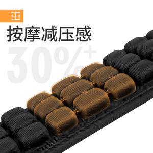 Correas de hombro inflables JET, amortiguación de airbag de TPU negro para portabebés y bolsos casuales, duraderas - Product Image 4