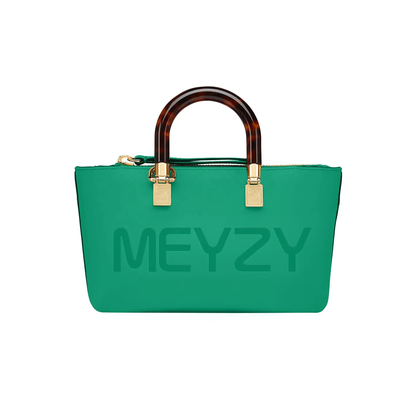 Korean Luxury Fashion Small Square Tote Hand Bags For Women Customized Leather Bags