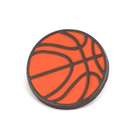 Badges de sport en émail populaires, basket-Ball, Football, volley-Ball, Tennis, broche, emblème, épingles de revers pour vêtements