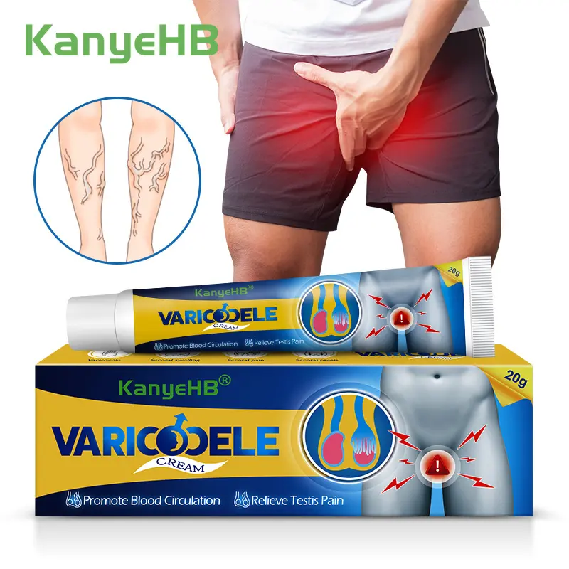 Kanyehb Cross-Border Foreign Trade Emulsifiable Paste Men's Private Qu Zhang Maikang Earthworm Leg Pulse Tube 20G