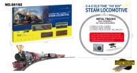 Set de Tren a Escala 1/87, Locomotora de Vapor Flat Boy, Tren Eléctrico con Vagón de Carga, Escala HO, Trenes de Juguete