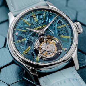 Reloj Tourbillon con Logotipo Personalizado, Mecánico, con Esfera de Cristal de Zafiro Transparente, Diseño Hueco, Edición Limitada, para Hombre - Product Image 2