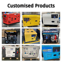 Générateur diesel super silencieux pour 5kva 6kva 8kva 10kva 12kva Générateurs diesel entièrement en cuivre Refroidi par air Générateur diesel portable