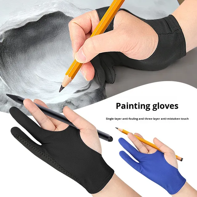 Artist Drawing Gloves for Digital Tablet Paper Sketching Suitable for Left and Right Hand Artist Glove