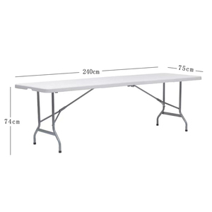 Mesas y Sillas Plegables de Hierro Modernas para Eventos al Aire Libre, Banquetes, Venta al Por Mayor, Diseño Personalizado - Product Image 1