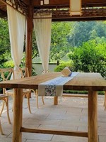 Meubles de salle à manger en bois massif multifonctionnels minimalistes modernes, table à thé, bureau