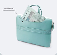 Sacs et housses pour ordinateur portable en PU vegan, élégants, imperméables, imprimés, pour femmes, sacs à main longs de bureau, couleur et taille personnalisables, pour tablette