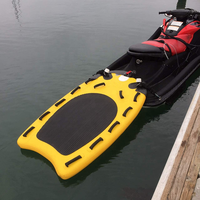 Funworldsport Usine personnalisé Coloré Jetski Conseil Gonflable Jet Ski Traîneau Surf Sauvetage Traîneau à vendre