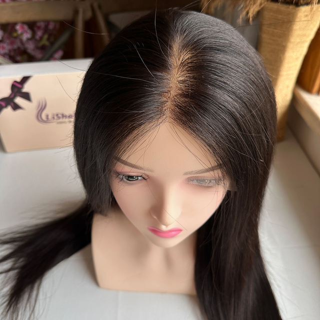 Preplucked Styled Bleached Knots Human Hair Frontal Lace Wigs Invisible HD Lace Realistic Wigs European Raw Human Hair