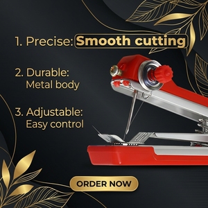 Mini Portable Handheld Sewing Machine Small Manual Needlework Tools for Household Use Manual Operation - Product Image 1