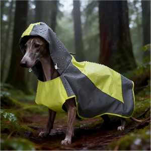 Chaqueta Impermeable Ajustable para Perros, con Capucha y Doble Capa, para Perros Grandes, Medianos y Pequeños, Poncho Impermeable - Product Image 1