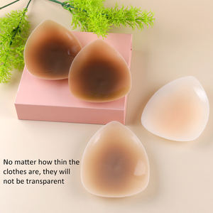 프리 사이즈 끈이없는 실리콘 접착 원활한 방수 여성용 젖꼭지 커버 삼각형 모양 섹시한 내부 액세서리 강화 쌍 - Product Image 6