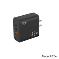 Chargeur USB-C à vente chaude, PD 65W, prise AU/EU/UK/US, bloc de charge rapide USB-C 3 ports pour MacBook, iPad, iPhone, ordinateur portable
