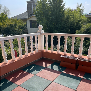 بلاط مطاطي للأرضيات الخارجية بالجملة، بلاط للجمباز وساحات اللعب، غير قابل للانزلاق، ممتص للصدمات، متين - Product Image 4