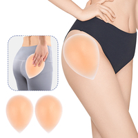 Coussinets de protection professionnels en silicone auto-adhésifs en forme de goutte d'eau pour les hanches, les fesses, les genoux et les coudes, pour le patinage et le ski