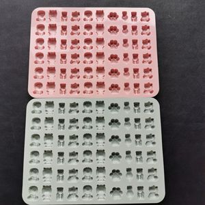 BPA Free Thân Thiện Với Môi Không Dính 60 Sâu Răng Paw Animal Shaped Jelly Khuôn Silicone Kẹo Gummy Khuôn - Product Image 6