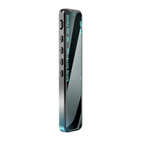 Nouveau Dictaphone Numérique 8 Go Mini Enregistreur Vocal Numérique 32h d'Enregistrement Lecteur MP3