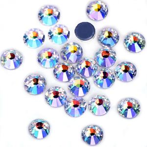 Yantuo Bling Crystal AB 10ss Hotfix vetro piatto posteriore per bicchieri, lettere da te, t-shirt, body, lucidalabbra - Product Image 5