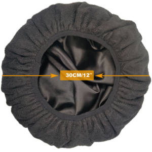 <span class=keywords><strong>Bonnet</strong></span> de douche en satin doublé de microfibre pour femmes - Product Image 2