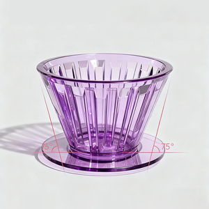 กรวยกรอง<span class=keywords><strong>กาแฟ</strong></span>พลาสติกแฟชั่นปี 2026 เกรดอาหาร สำหรับ<span class=keywords><strong>ชง</strong></span><span class=keywords><strong>กาแฟ</strong></span><span class=keywords><strong>แบบ</strong></span>ดริปด้วยมือ - Product Image 4