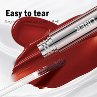 Crayon à lèvres O'CHEAL, imperméable, mat, velours, effet peel-off, longue tenue, couleur intense, facile à appliquer, ne se décolore pas, 6 teintes, 3g