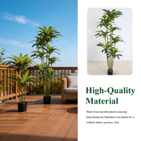 Plante Décorative Artificielle de Qualité Supérieure, Texture de Feuilles Réaliste, Apparence Naturelle, Base de Pot Stable, Idéale pour l'Affichage dans le Salon