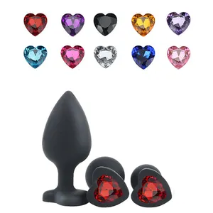 Mềm Full Silicone Đa Kích Thước Gay Đồ Chơi Kim Cương Đặt Butt Hậu Môn Cắm