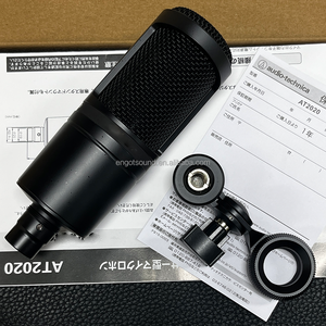 Microphone professionnel <span class=keywords><strong>AT2020</strong></span> avec qualité sonore de studio, microphone filaire pour enregistrement d'instruments et de podcasts - Product Image 5