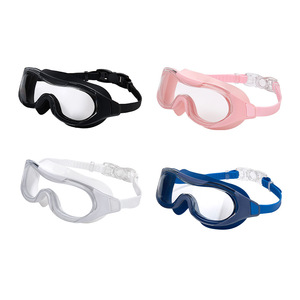 Adult Swimming Goggles Pc Lens Silicone <b>Frame</b> Waterproof Anti Fog Large View - Product Image 3