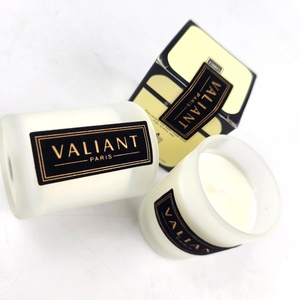 Etiqueta Adhesiva Personalizada para Frascos de Velas Aromáticas, con Estampado en Caliente con Lámina Dorada - Product Image 5