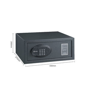 Orbita <span class=keywords><strong>Basics</strong></span> Coffre-fort de sécurité électronique numérique en acier pour la maison, le bureau, l'hôtel et l'argent coffre-fort avec deux clés et mot de passe - Product Image 3