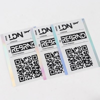 Étiquettes de numéro de série autocollantes imperméables personnalisées, étiquettes circulaires enroulables, étiquettes en PVC, étiquettes laser, autocollants avec code QR