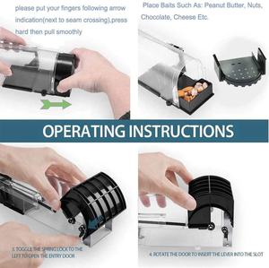 Lot de 2 Pièges à Souris et Rats Jetables, <span class=keywords><strong>Cage</strong></span> de Capture Vivante Écologique et Sûre pour Rongeurs - Printemps/Été, Intérieur/Extérieur, Cuisine, Salle de Bain - Product Image 6