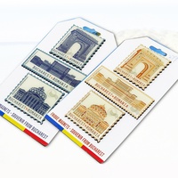 Aimants de réfrigérateur numériques en alliage de zinc en forme de porte, personnalisables, écologiques, lavables, avec logo OEM, pour souvenirs touristiques, vente en gros Oneway