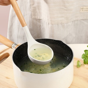Ensemble de 6 ustensiles de cuisine en bois, ustensiles de cuisine en silicone antiadhésifs avec support pour ustensiles de cuisine - Product Image 4