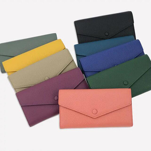 <span class=keywords><strong>Portefeuille</strong></span> long en cuir véritable pour femme, <span class=keywords><strong>portefeuille</strong></span> pliable tendance pour téléphone, pochette <span class=keywords><strong>enveloppe</strong></span> pour femme - Product Image 6