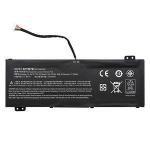 แบตเตอรี่แล็ปท็อป AP18E8M AP18E7M 15.4V 58.75Wh 3733mAh สำหรับ <span class=keywords><strong>ACER</strong></span> <span class=keywords><strong>Nitro</strong></span> <span class=keywords><strong>5</strong></span> <span class=keywords><strong>AN515</strong></span>-54 <span class=keywords><strong>AN515</strong></span>-<span class=keywords><strong>43</strong></span> N517-51ไนโตร7 AN715-51 74g PH315-52 - Product Image 1