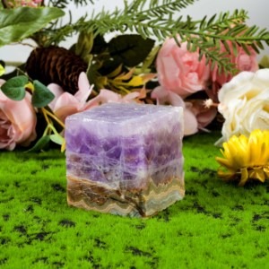 Bloque Cuadrado de Ágata de Amatista Natural Pulida al por Mayor para Decoración de Escritorio en el Hogar - Product Image 3