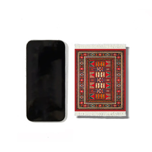 4 miếng thảm bảng đế lót ly thiết lập bảng uống chủ sở hữu thiết kế phương Đông vải thảm uống thảm thiết kế phương Đông - Product Image 3