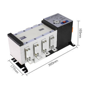Commutateur de transfert automatique Gongli 4P 250A triphasé quatre fils ATS380V, interrupteur double alimentation de qualité PC - Product Image 1