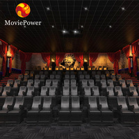 Attractions interactives, équipement de cinéma 5D à mouvement complet, technologie holographique 3D 5D 7D, système de cinéma, simulateur de théâtre